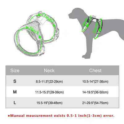 Reflective Dog Harness Nylon Pitbull Pug Small Medium Dogs Harnesses Vest Bling Rhinestone Bowknot Dog Accessories Pet Supplies