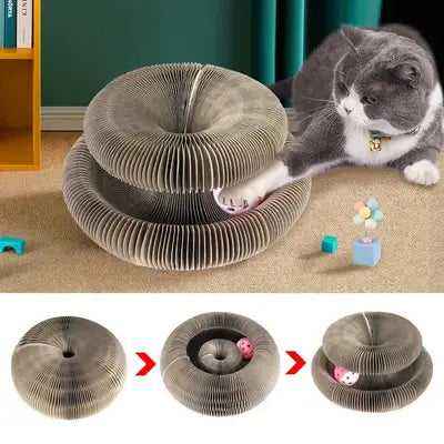 Didog Funny 3-in-1 Luxury Cat Scratcher Bed