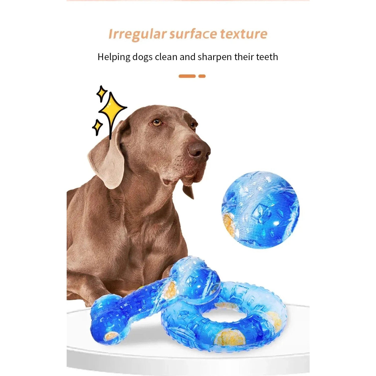 Gigwi Dog Toy G-BLINK Series Bite Resistance Bouncy Pet Chew Toy Small/Medium Dog Molar Bite Resistant Sounding Toy Pet Supplies