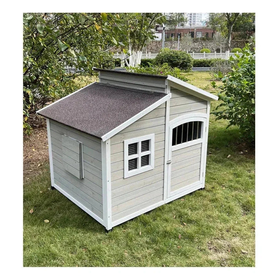 Four Seasons Universal Warm Large Dog House Wooden Dog Kennels Outdoor Rainproof Pet Kennel Indoor Garden Dog House Type Kennel