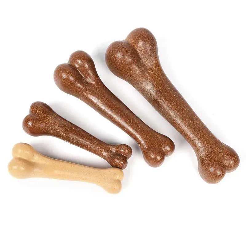 Natural Dog Chew Toy Non-Toxic Interactive Dog Toy Nearly Indestructible Chewing Bone for Puppy Medium Large Dogs