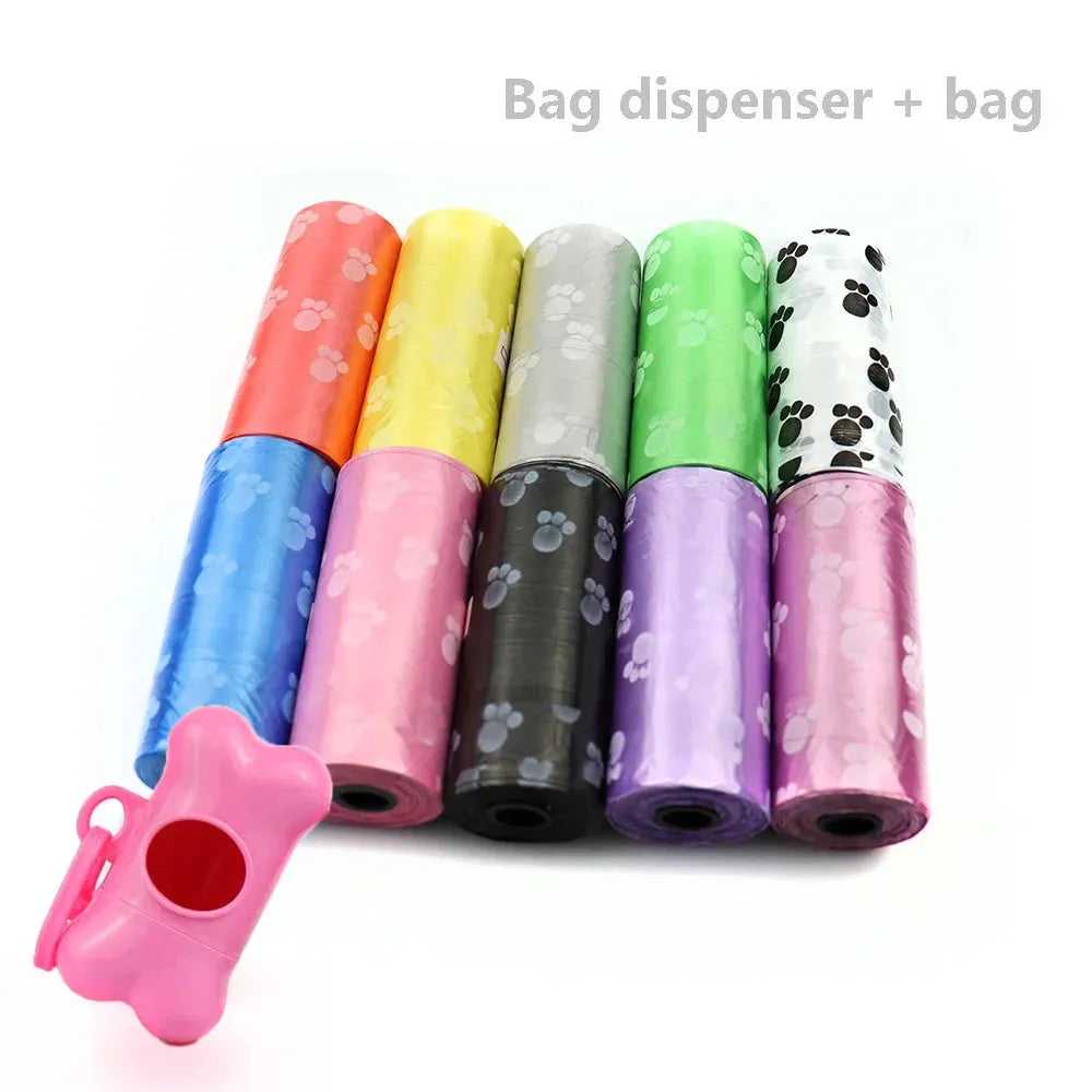 150 Dog Poop Bags with Dispenser and Leash Clip, Guaranteed Leak-Proof, Extra Thick and Strong Poop Bags for Dogs, Pet Waste Bag