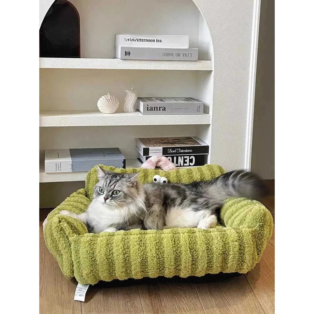 Puppy special sofa kennel winter warm pet Internet celebrity cat nest small dog dog sleeping mat cushion winter bed