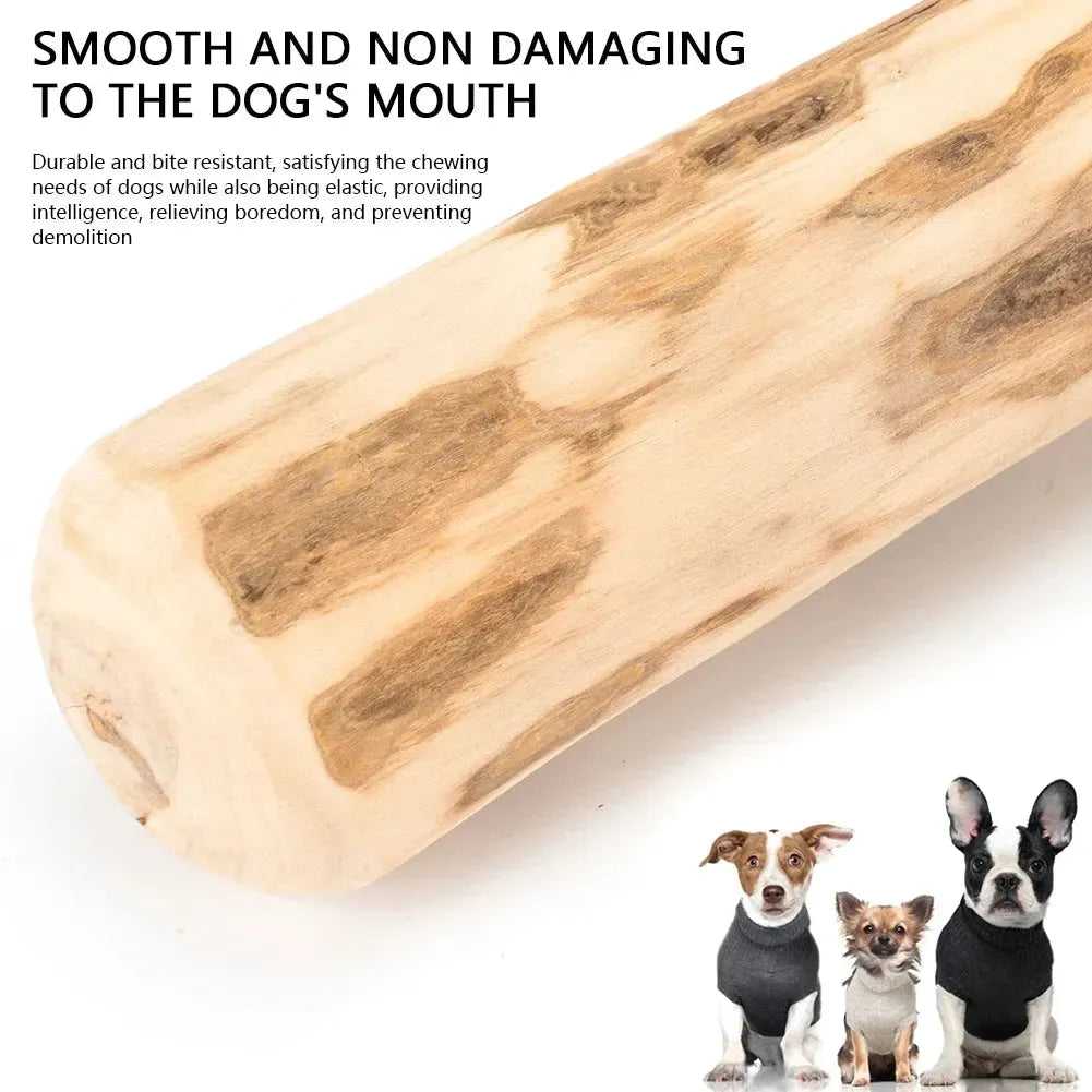 Dog Teeth Grinding Rod Wooden Chewing Toy Natural Coffee Wood Chewable Stick Bite-Resistant Pet Relieve Anxiety Toy Pet Supplies