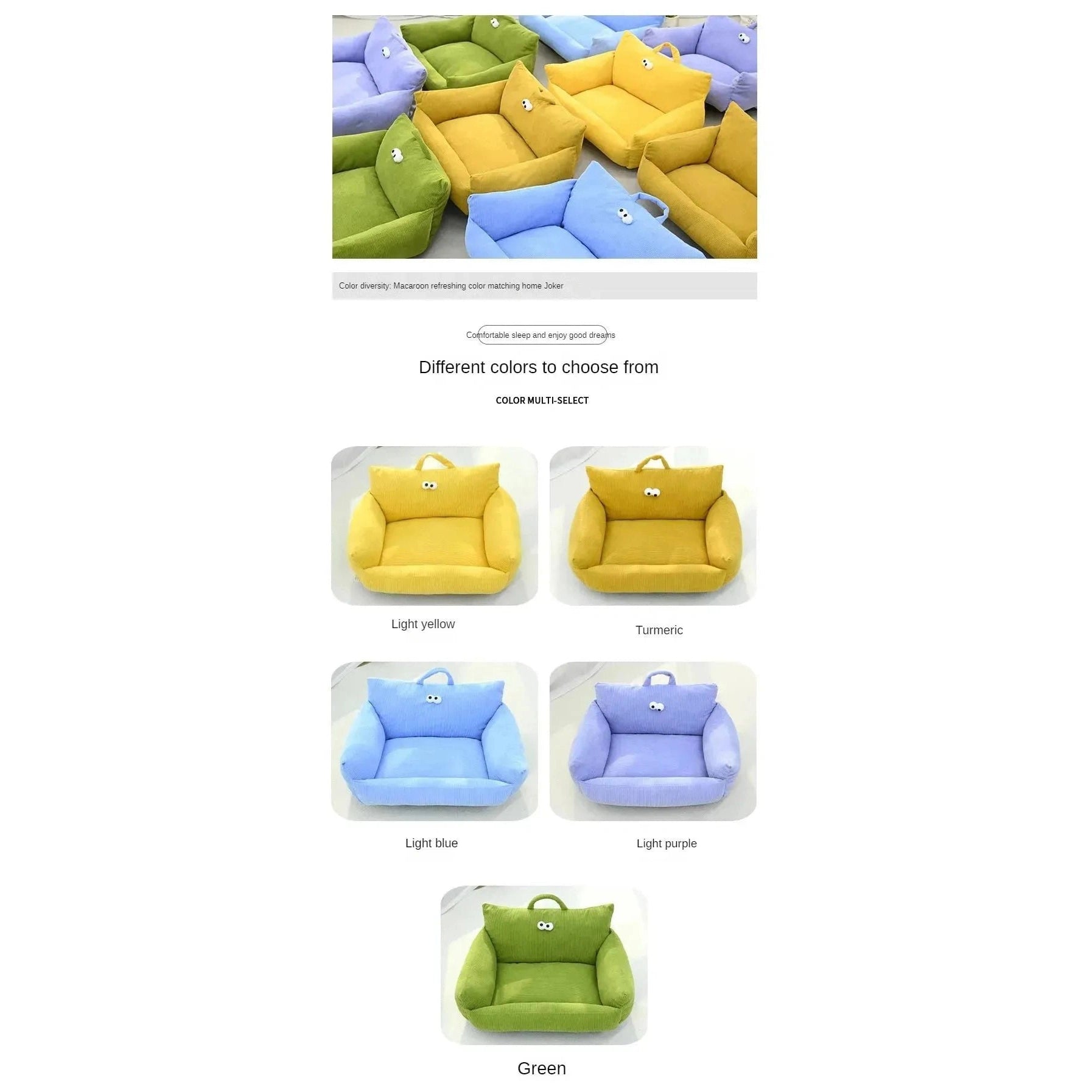 Puppy special sofa kennel winter warm pet Internet celebrity cat nest small dog dog sleeping mat cushion winter bed