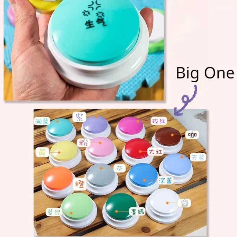 Cat Communication Small Button Dog Mini Recording Training Bell Internet Celebrity Pet Voice Tapping Sound Making Toy