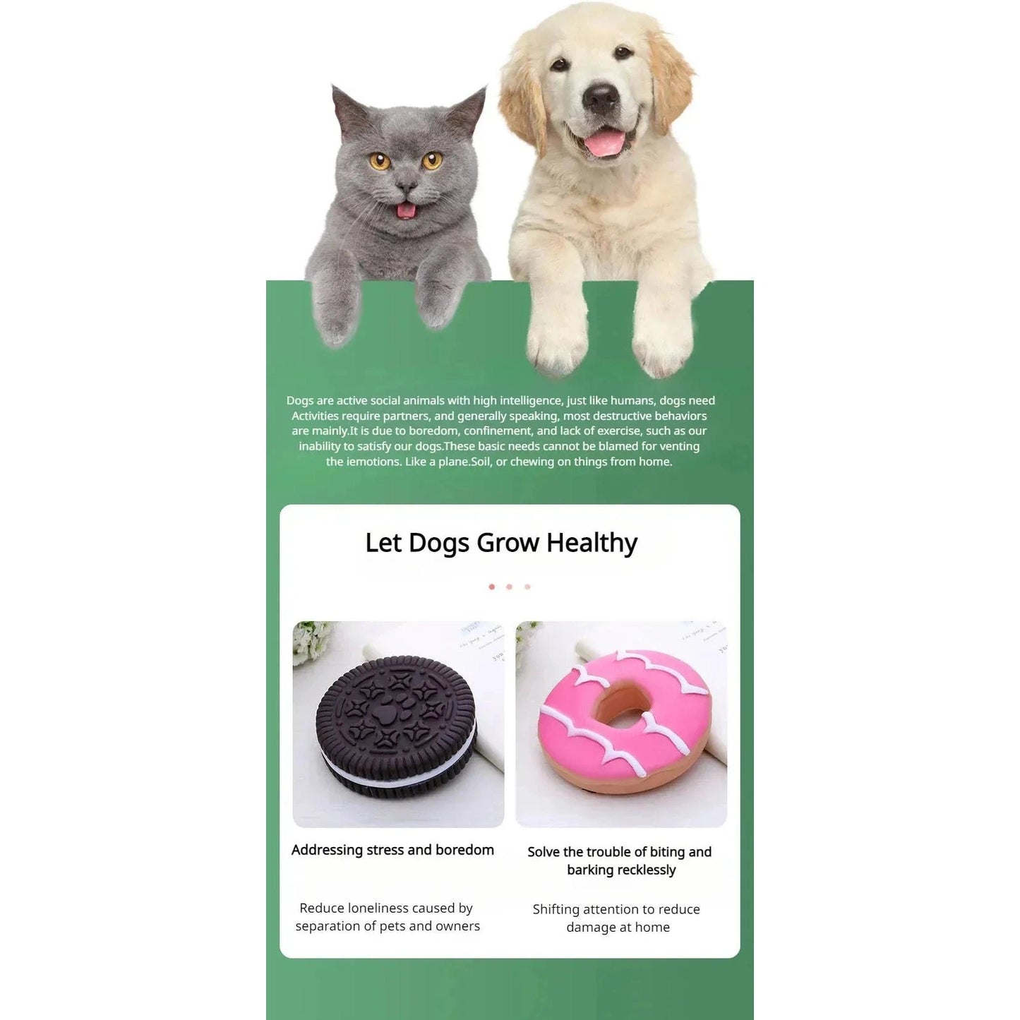 Dog Chewing Toy Simulation Biscuit Cake Anti Bite Latex Plaything Grinding Teeth Cleaning Interactive Training Toys Pet Supplies