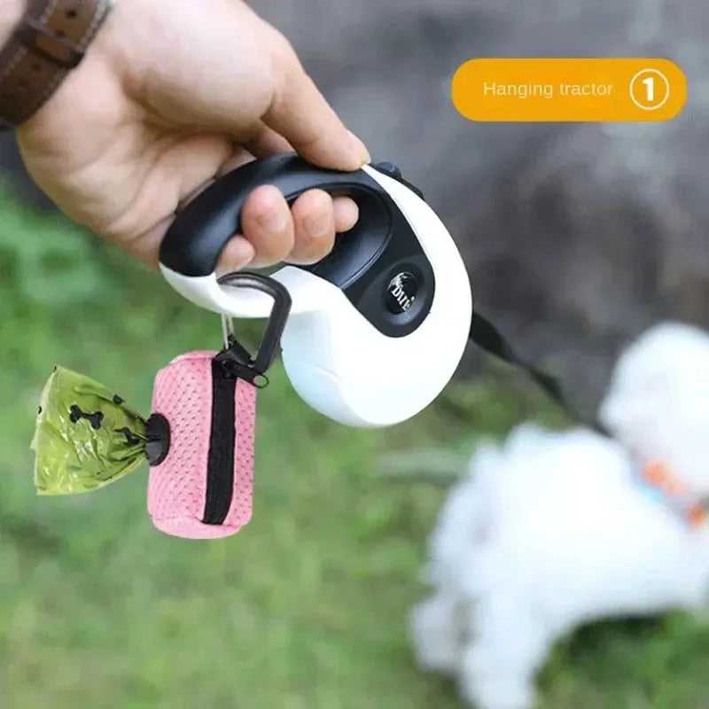 Dog Poop Bag Dispenser Hangingable Dog Waste Bag Holder Bags Dispenser for Dogs Walking Garbage Bags Dispensers Pet Supplies