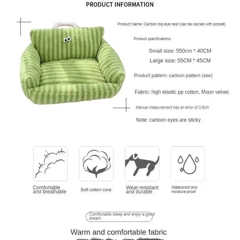 Puppy special sofa kennel winter warm pet Internet celebrity cat nest small dog dog sleeping mat cushion winter bed