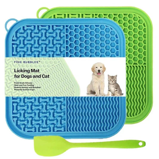 Licking Mat Slow Feeder for Dogs and Cats, Premium Lick Pad with Suction Cups for Dog Anxiety Relief, Slow Feeder Dog Bowls