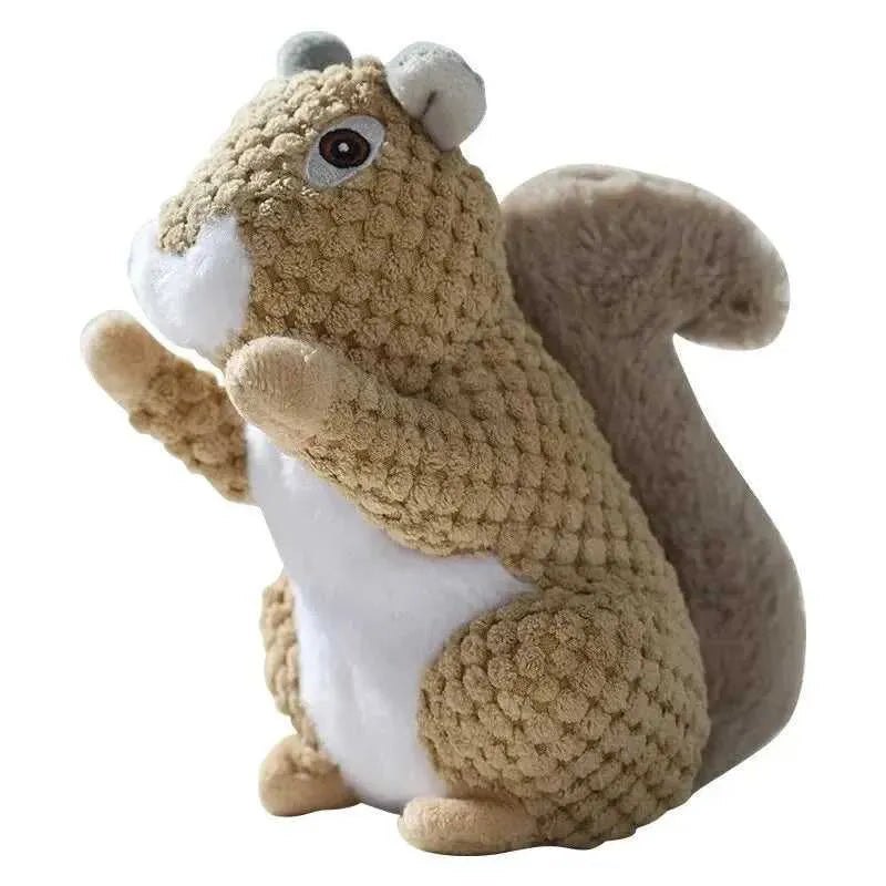 Funny Squirrel Koala Plush Dog Squeaky Toys Small Large Dogs Interactive Bite Resistant Toy Pets Accessories Supplies