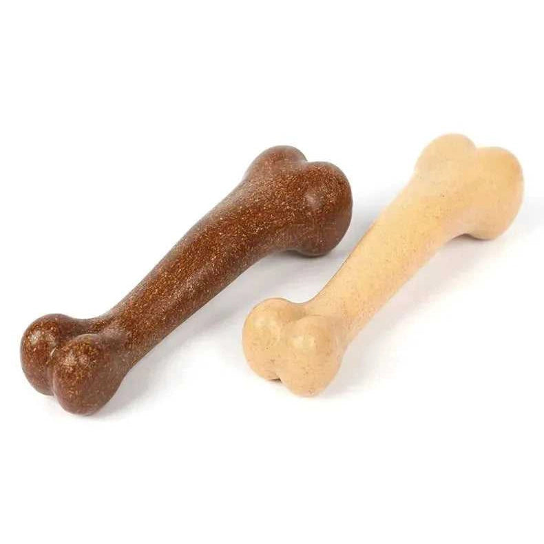 Natural Dog Chew Toy Non-Toxic Interactive Dog Toy Nearly Indestructible Chewing Bone for Puppy Medium Large Dogs