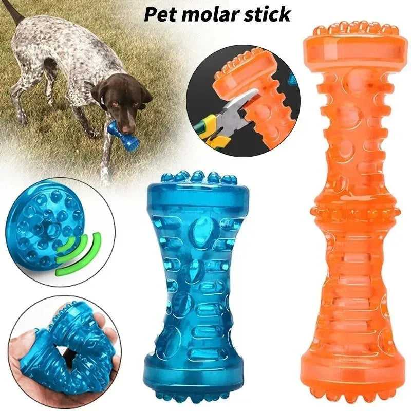 Rubber Puppy Chew Toys Bite Resistant Pet Toys Sturdy Dog Toys Interactive Puppy Play Toys Dog Bones Rubber Puppy Chew Toys