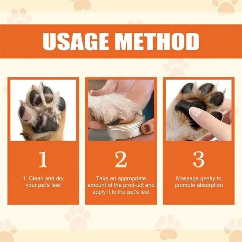 Dog Paw Balm Pet Paw Moisturizing Natural Cream Dog Cat Paw Wax Dry Paws & Nose Pet Paw Balm Puppy Paw Protectors Pet Supplies