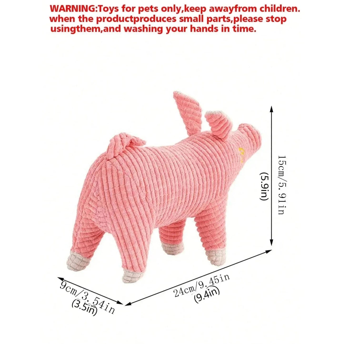 A cute cartoon pig pet plush toy dog toy relief artifact puppy grinding teeth bear from hi hi sound plush pet toys for pet use o