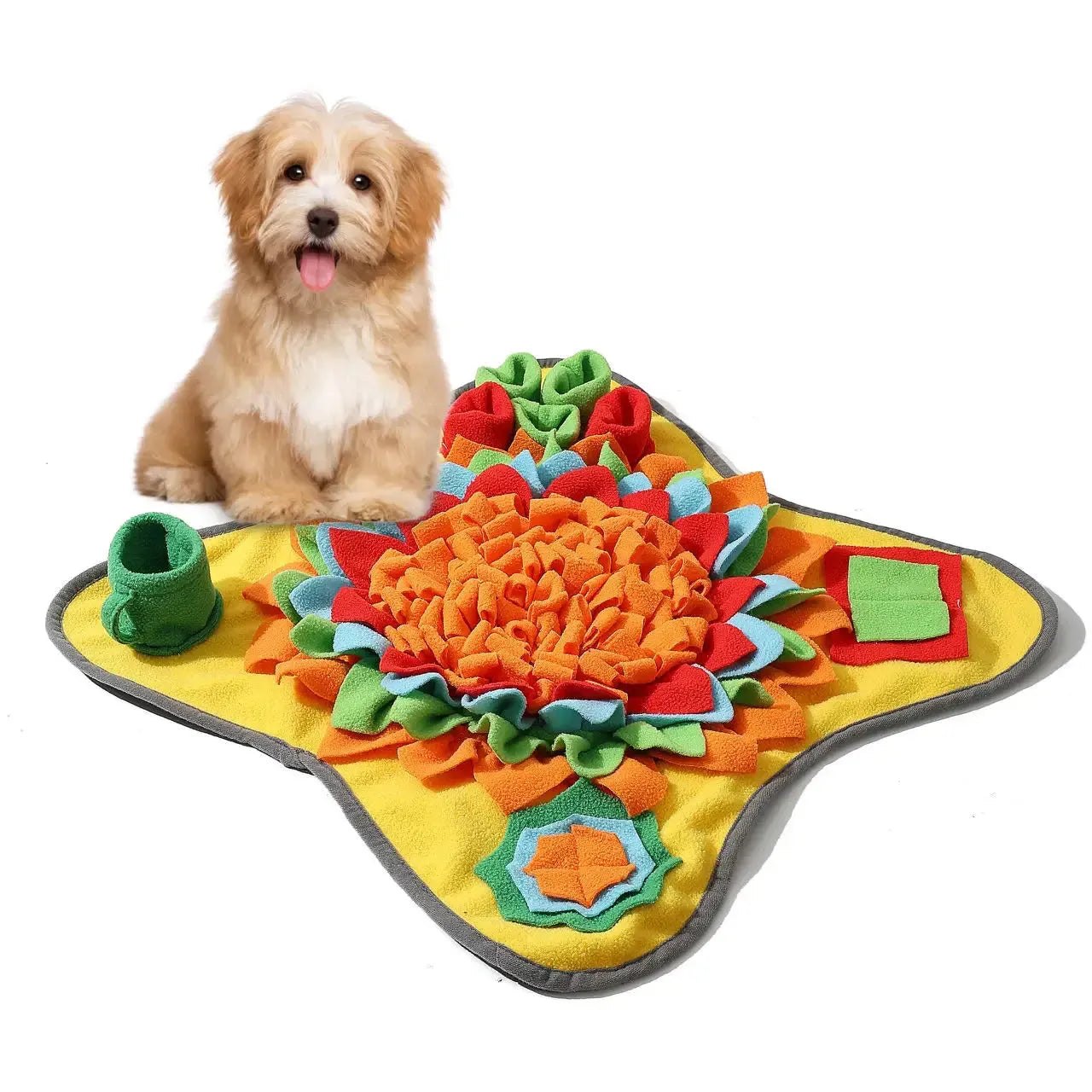 Good quality Pet Snuffle Mat for Dogs,Interactive Feed Puzzle for Boredom Comfort and softness