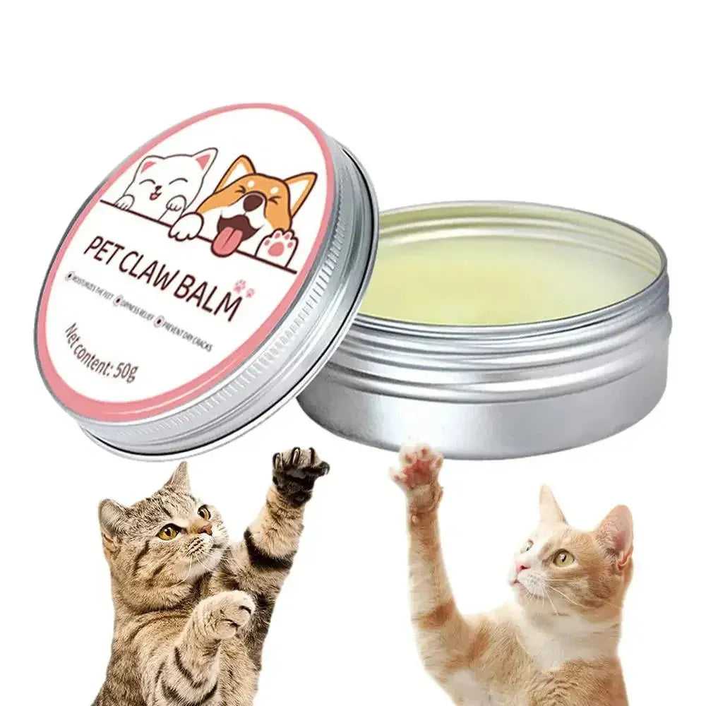 Paw Balm for Cats 50g Cat Dog Paw Protective Cream Pet Nose Protector Moisturizer Pet Crack Feet Repair Accessories for Cats