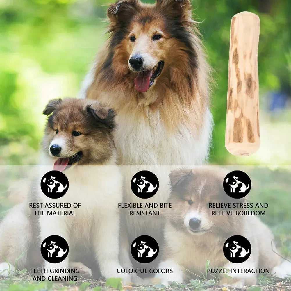 Dog Teeth Grinding Rod Wooden Chewing Toy Natural Coffee Wood Chewable Stick Bite-Resistant Pet Relieve Anxiety Toy Pet Supplies