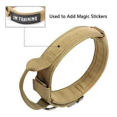 Elite Canine Command Collar: Premium Military Tactical Collar for Distinguished Dogs