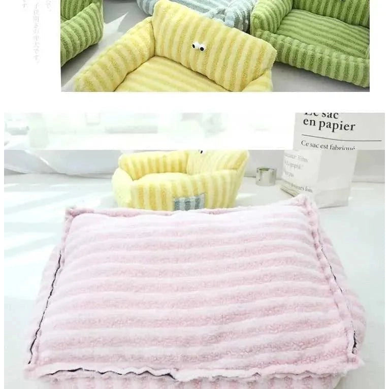 Puppy special sofa kennel winter warm pet Internet celebrity cat nest small dog dog sleeping mat cushion winter bed