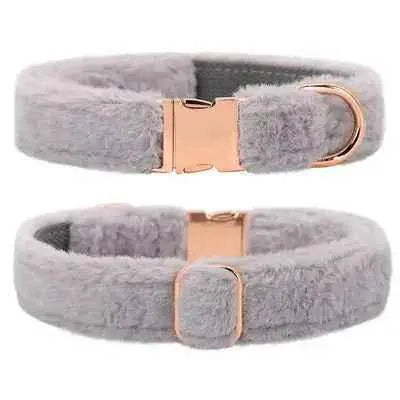 Didog Soft Fur Dog Collar for Winter Warmth 🐶