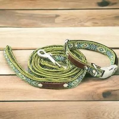 Finnigan's Chic Dog Collar Set: Handcrafted Style for Your Fur Baby