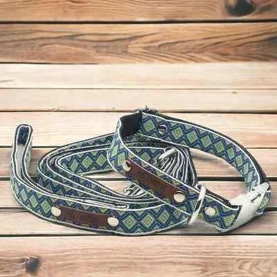 Pamper your Pup: Customisable Designer Collar Set for Stylish Trendsetters!