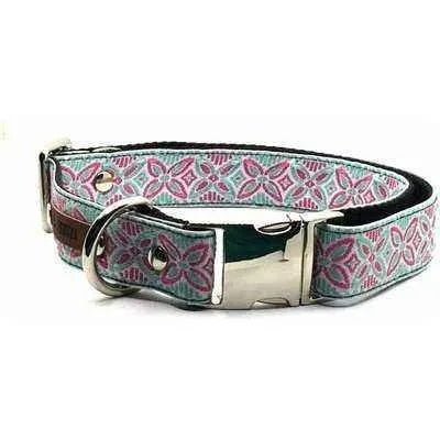 Finnigan Luxe Leather Dog Collar for Large Breeds