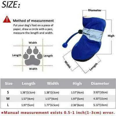 Royal Paws Waterproof Reflective Dog Shoes Set